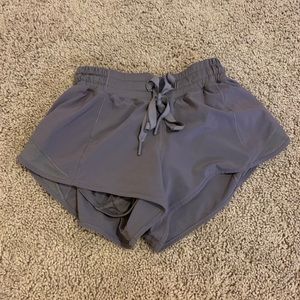 Lululemon Purple Hotty Hot Shorts